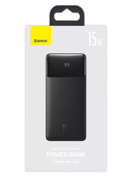 внешний аккумулятор Baseus Bipow Digital Display Power bank 10000mAh 15W black
