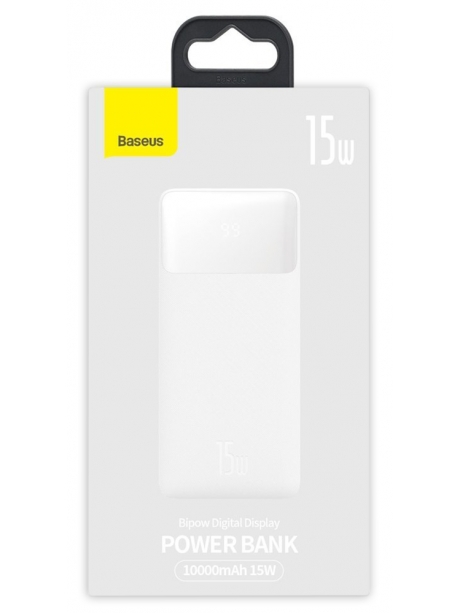 внешний аккумулятор Baseus Bipow Digital Display Power bank 10000mAh 15W white