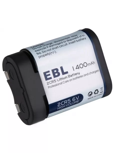 литиевая батарейка для вспышки EBL 2CR5 