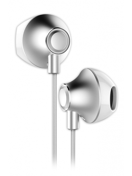 проводные наушники с микрофоном Baseus Encok H06 lateral in-ear Wired Earphone silver