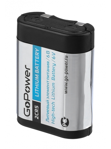 батарейка GoPower 2CR5-1BL 