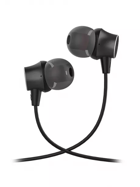 наушники с микрофоном для телефона Hoco M51 Proper sound universal earphones with mic black
