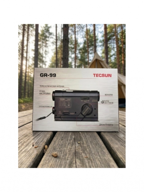 радиоприемник с динамо-генератором Tecsun GR-99 (export version) black