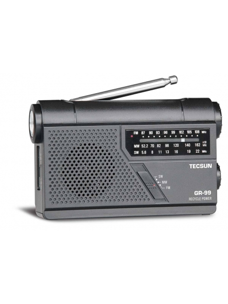 радиоприемник с динамо-генератором Tecsun GR-99 (export version) black