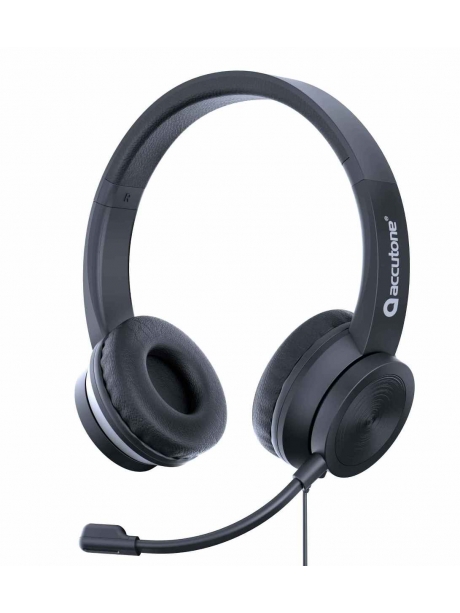 Компьютерная гарнитура с микрофоном Accutone UB110 USB black