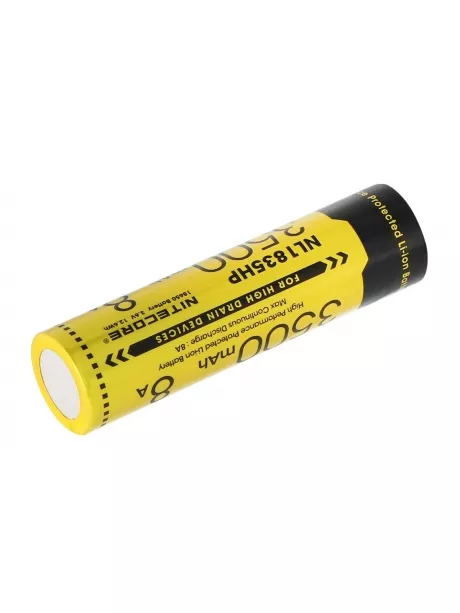 литиевый аккумулятор NiteCore NL1835HP 18650 3.6v 3500mA Li-ion 3.6v 8A  с защитой 