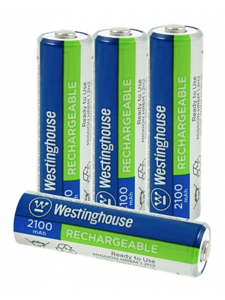 аккумуляторы (4 шт) Westinghouse 2100 mAh  R6/AA-BP4 