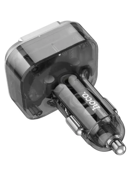 FM трансмитер с bluetooth Hoco E75 Bravery PD30W+QC3.0 car BT FM transmitter jazz black