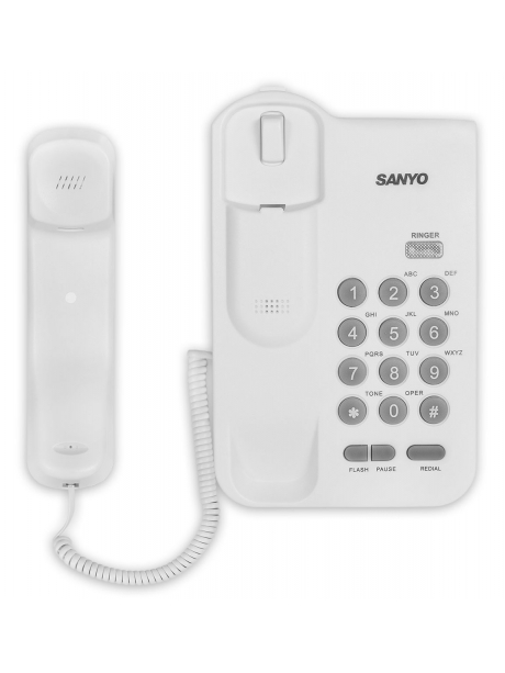 телефонный аппарат стационарный Sanyo RA-S108 white