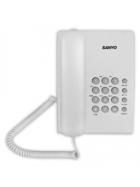 телефонный аппарат стационарный Sanyo RA-S204 white