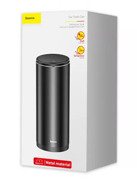 контейнер для мусора в машину Baseus Baseus Gentleman Style Vehicle-mounted Trash Can black