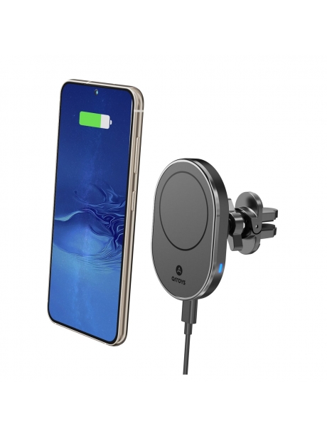 автомобильный держатель Arroys Vent-W4MS black