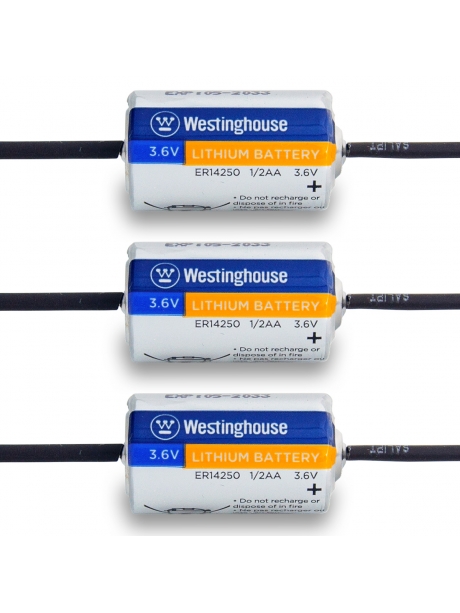 батарейки Westinghouse ER 14250Y (1/2AA) axial wires 3шт. 