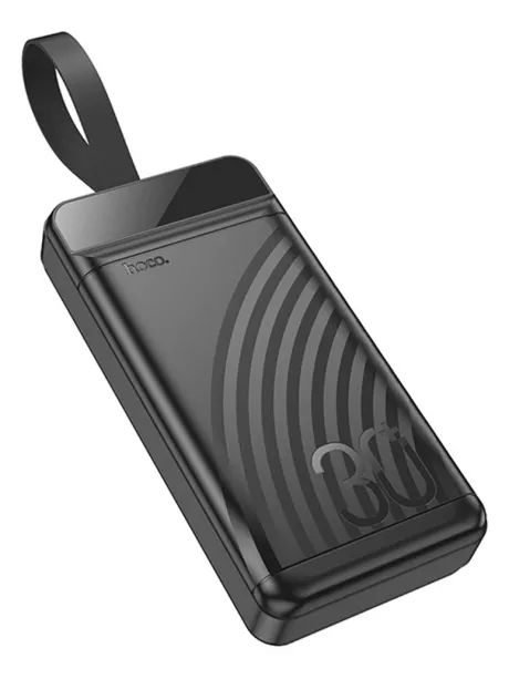 внешний аккумулятор повербанк Hoco J123B Element 22.5W+PD20W power bank with display(30000mAh) black