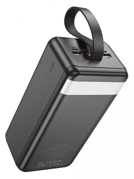 внешний аккумулятор повербанк Hoco J123C Element 22.5W+PD20W power bank with display(60000mAh) black