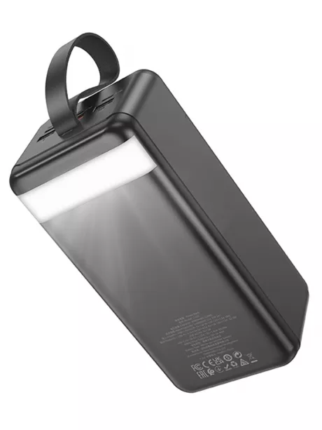 внешний аккумулятор повербанк Hoco J123C Element 22.5W+PD20W power bank with display(60000mAh) black
