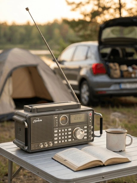 всеволновый профессиональный радиоприемник Tecsun S-2200x (export version) dark grey
