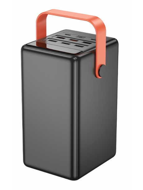 портативный внешний аккумулятор Hoco J142 Surpass 22.5W+PD20W fully compatible power bank(100000mAh) black