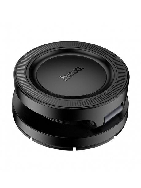 магнитный держатель MagSafe Hoco H61 Show folding ring magnetic car holder (dashboard) black/metal gray