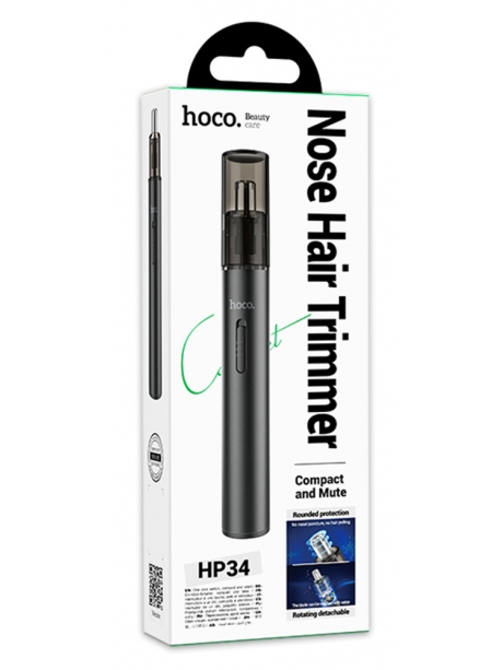 триммер для носа и ушей Hoco HP34 electric nose hair trimmer black