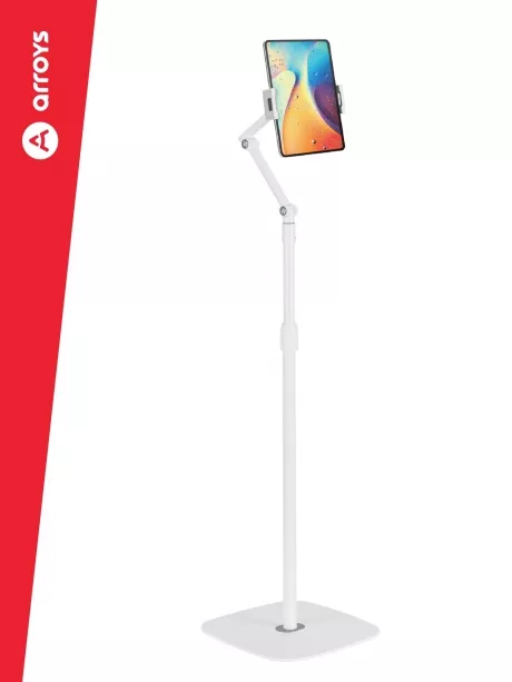 подставка напольная для планшета Arroys F-LU14 white