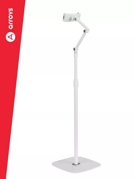 подставка напольная для планшета Arroys F-LU14 white