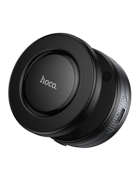 держатель MagSafe с электрической присоской Hoco H87 Dragon electric suction cup magnetic holder (universal) black/metal gray