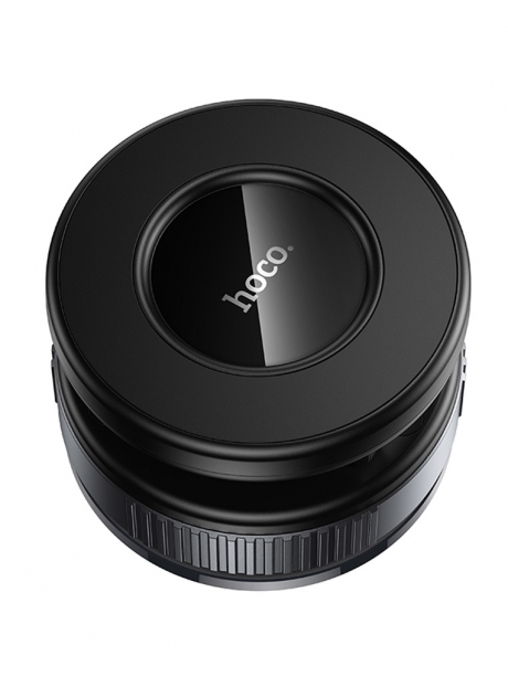 магнитный держатель на присоске Hoco H86 Dragon manual suction cup magnetic holder(universal) black/metal gray