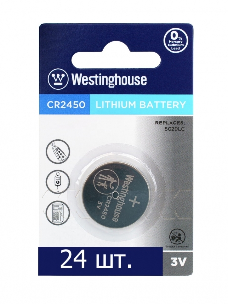 батарейка Westinghouse CR2450 24шт. 