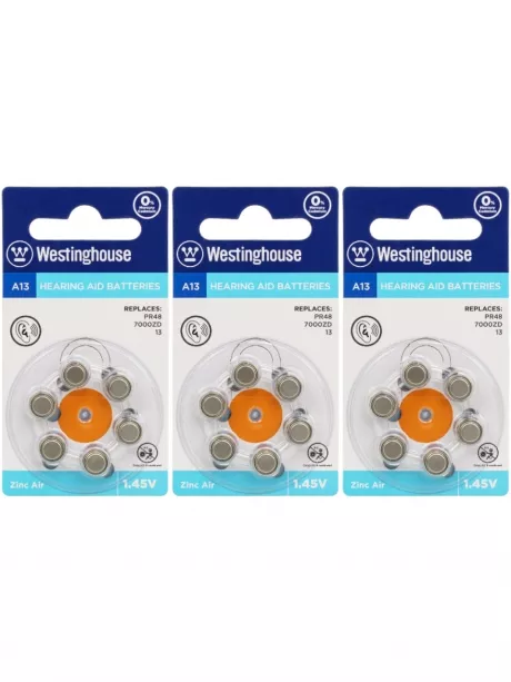 батарейка Westinghouse ZA13/PR48 18шт. 