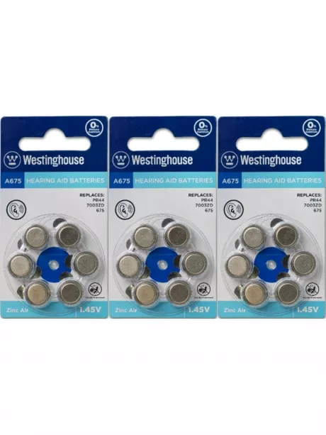 батарейка Westinghouse ZA675/PR44 18шт. 