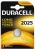 литиевая батарейка Duracell CR2025-1BL 