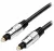 кабель оптический ATcom Toslink-Toslink 5м black silver