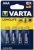 батарейка Varta LR03/AAA LONGLIFE-4BL 