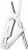 мультитул Roxon KS KNIFE-SCISSORS  S501 silver