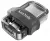 OTG флешка USB 3.0 SanDisk Ultra Dual Drive m3.0 128GB black