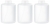 сменный картридж для дозатора мыла (3 шт) Xiaomi Quality Foam Hand Sanitizer 
