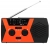 переносной радиоприемник на солнечной батарее Retekess HR12W black orange