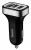 автомобильное зарядное устройство с дисплеем Hoco Z3 2USB LCD car charger black
