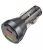 зарядка для телефона в машину Hoco NZ12B Unimpeded PD48W(1C1A) car charger with digital display transparent black