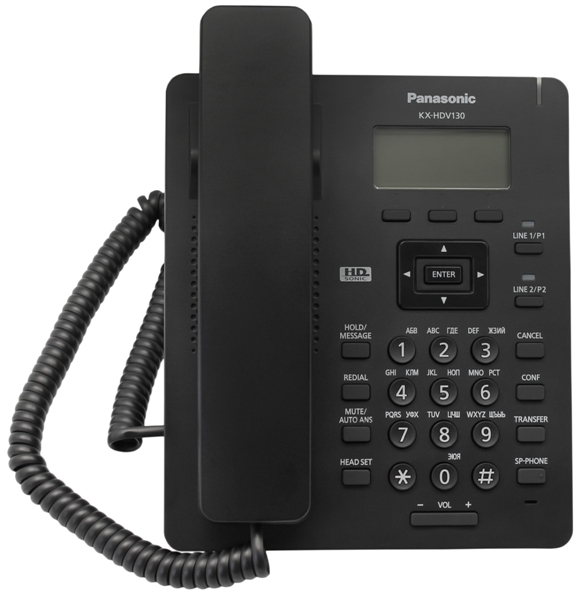 Офисный ip-телефон Panasonic KX-HDV130RU