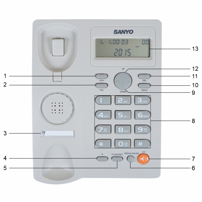 телефонный аппарат Sanyo RA-S306