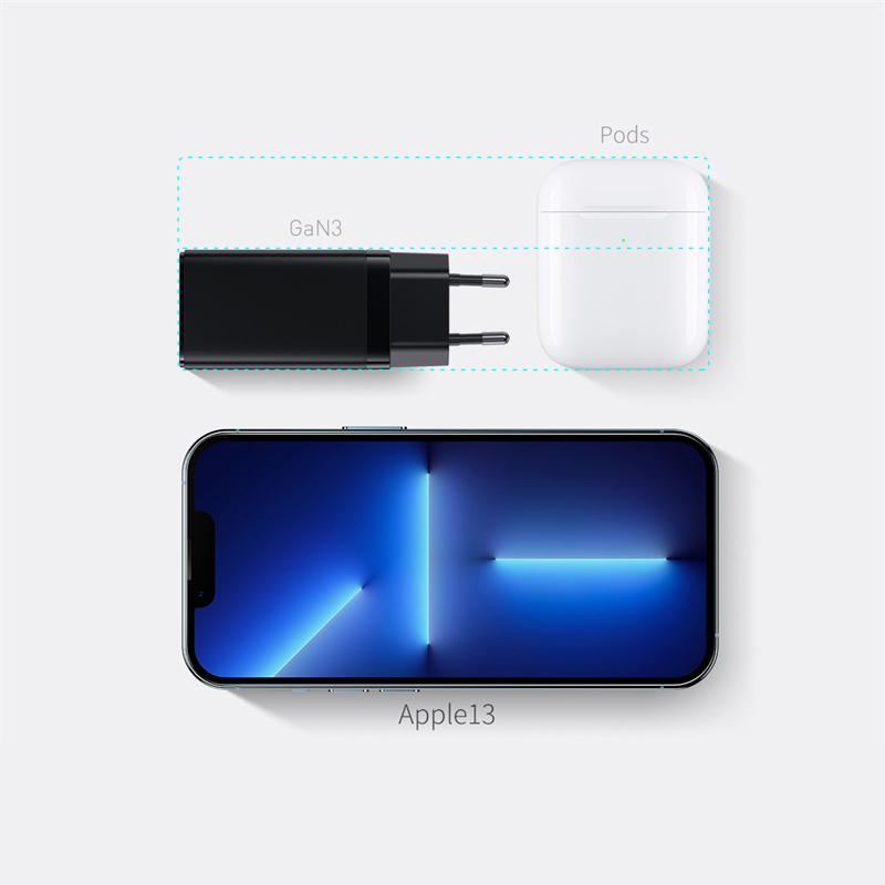 СЗУ Baseus GaN3 Pro Fast Charger 2C+U 65W