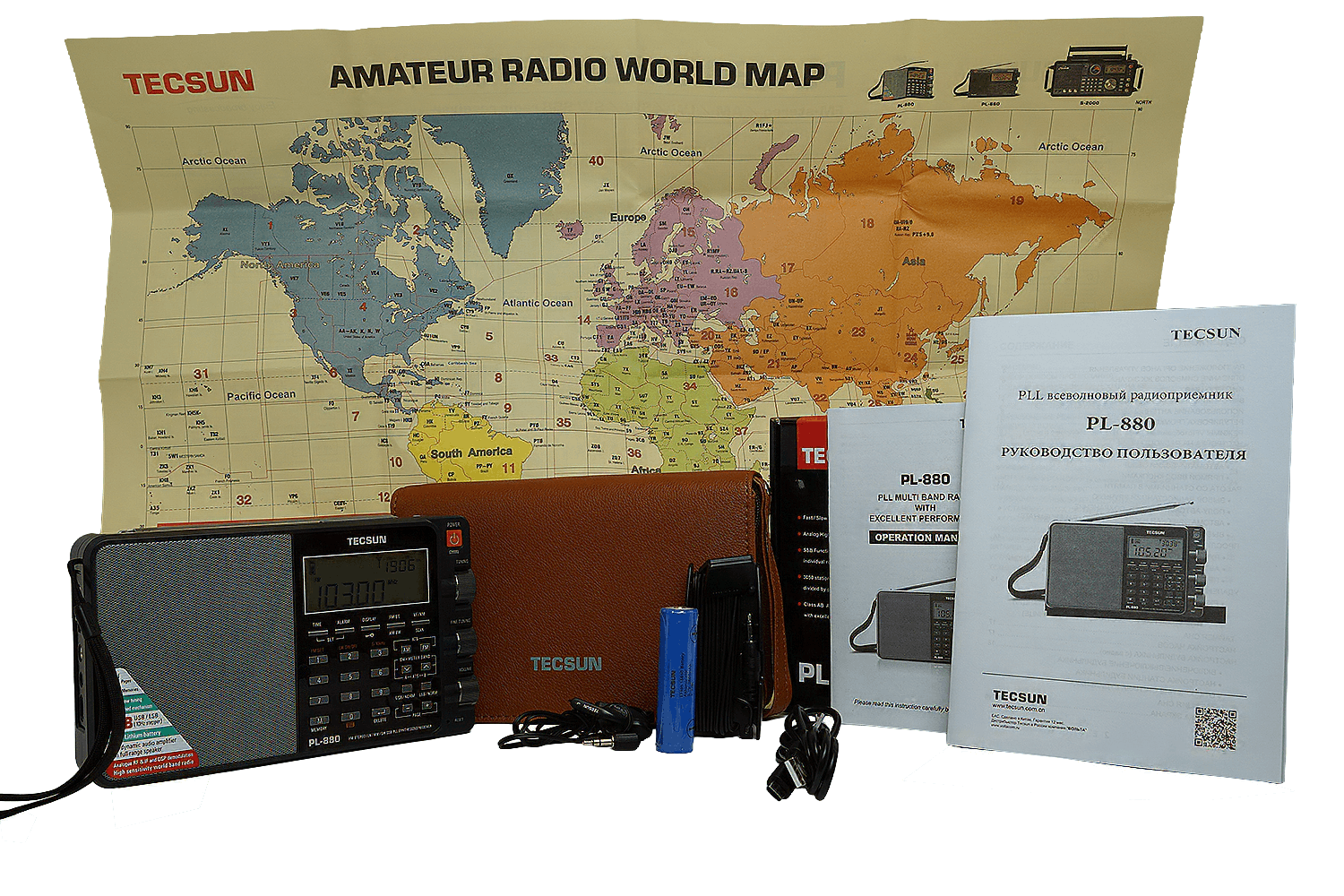 Всеволновый радиоприемник Tecsun  PL-880 black